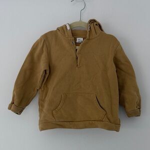 H&M Kids 100% Cotton Mustard Hoodie CUTE Size 3T